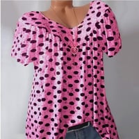 Round Neck and Dots T-shirt