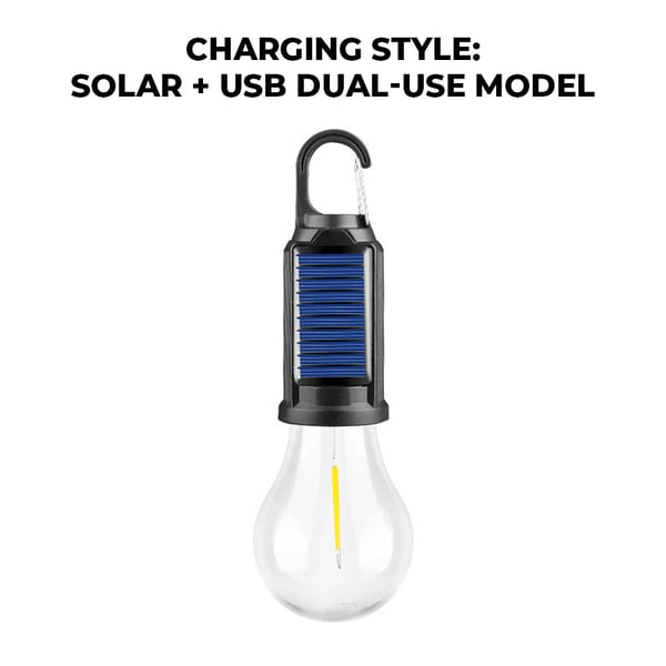 Outdoor Camping Hanging Type-C Charging Retro Bulb Light