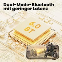 Modische kabellose Clip-On-Kopfhörer