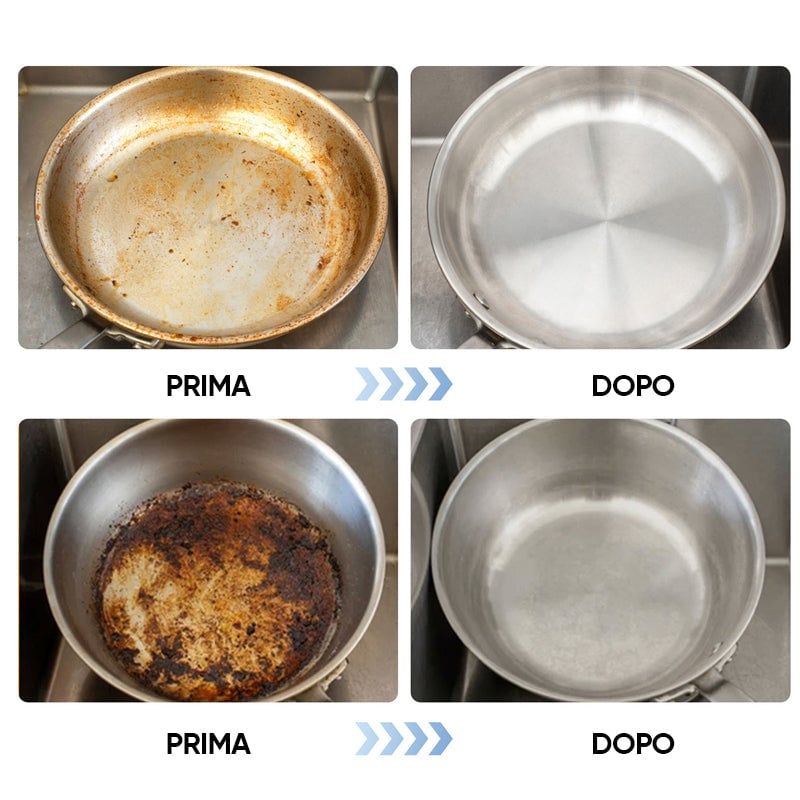 Potente polvere detergente multiuso per la cucina