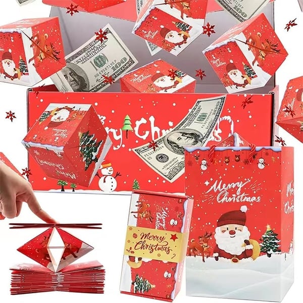 Christmas Surprise Explosion Bouncing Gift Box
