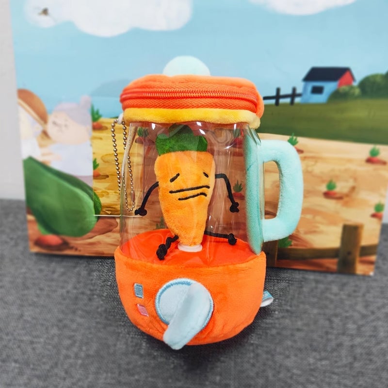 🥕Carrot Juicer Plush Toy – The Cutest Stress Reliever! 🧸✨