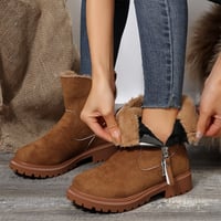 Modische Kurzschaft-Martinsstiefel mit seitlichem Reißverschluss