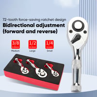 Mini 72-Tooth Quick Ratchet Wrench Set