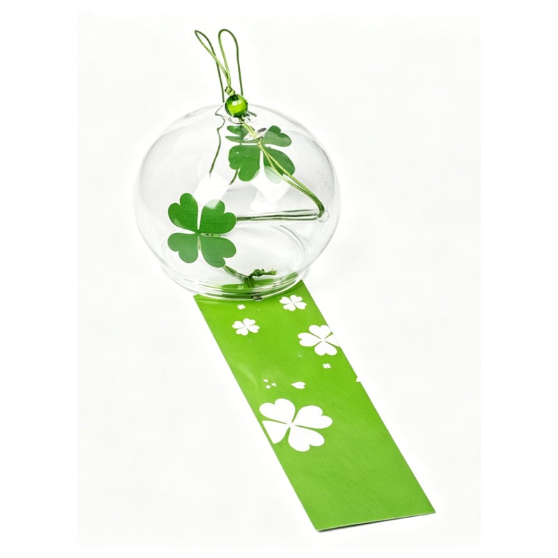 Whimsical Glass Doodle Wind Chimes Outdoor Decor