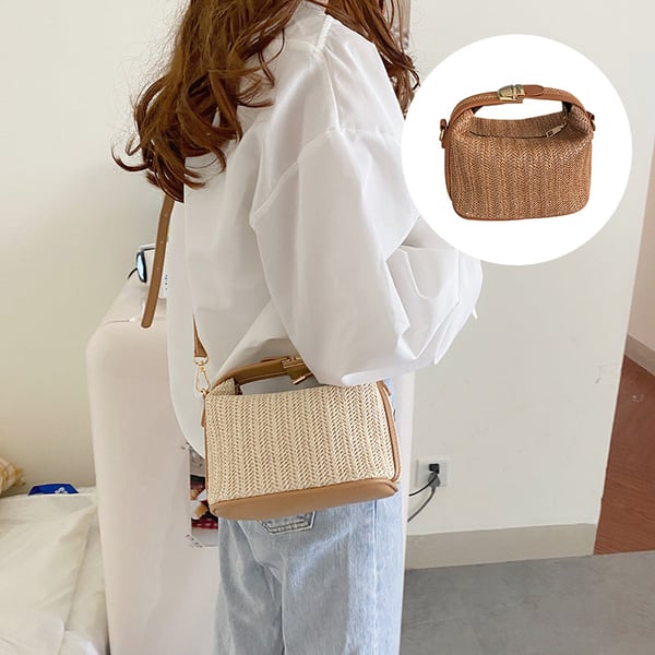 Casual Straw Woven Handbag for Women