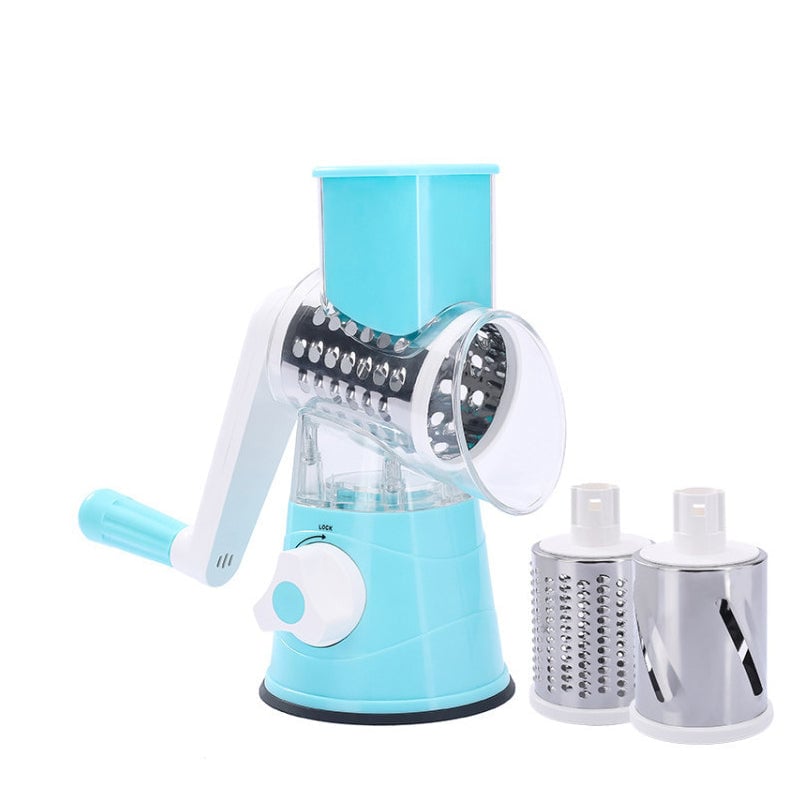 Sale - 3 in 1 Rotary Cheese Grater Vegetable Slicer
