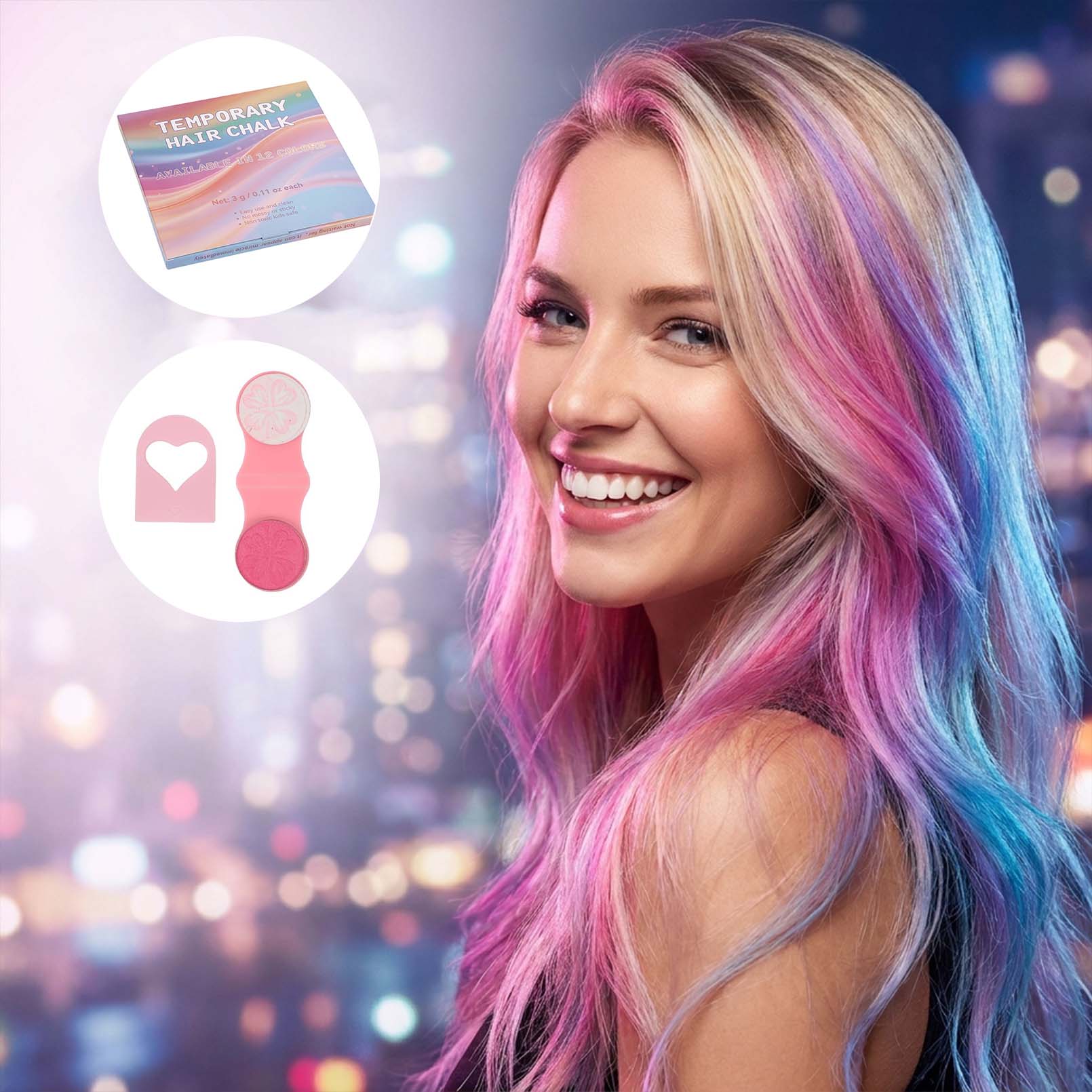 Temporary Hair Chalk Main