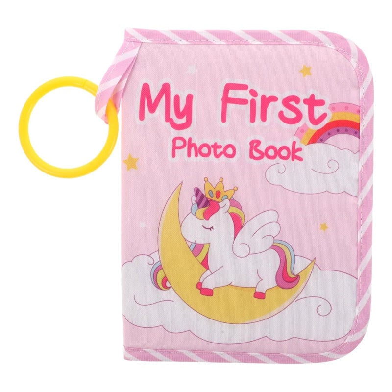 Min första babyfotobok med säker spegel