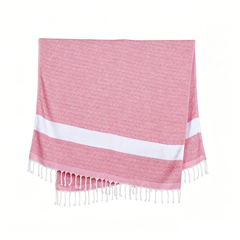 Large Quick Dry Jacquard Beach Bath Towel