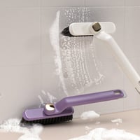 Multi-function rotating crevice cleaning brush