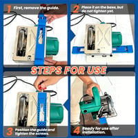 🛠️ Adjustable Guide Rail for Cutting Machines
