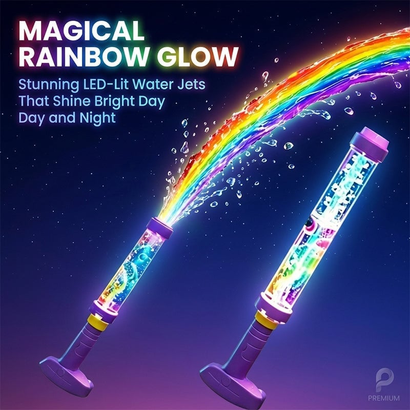 LED rainbow water gun