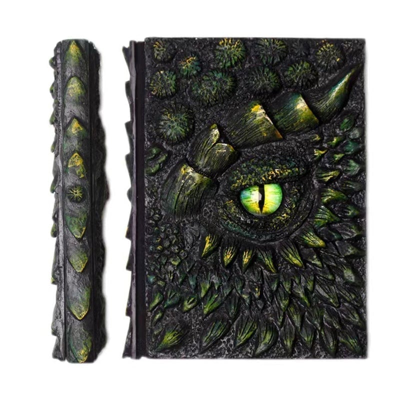 🐉Dragon Eye 3D Embossed Journal - Handmade Resin Engraved Notebook🐉