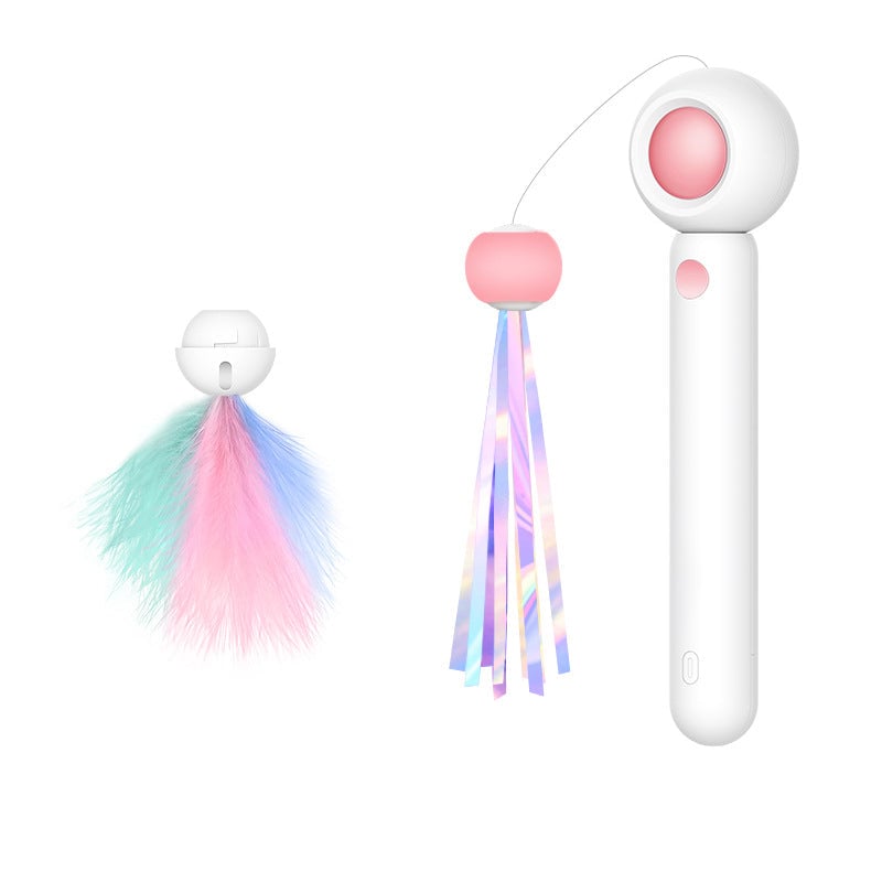 Kjæledyr uttrekkbar laser kattteaser