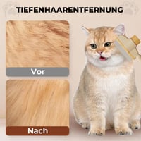 Selbstreinigende Haustier-Pflegebürste