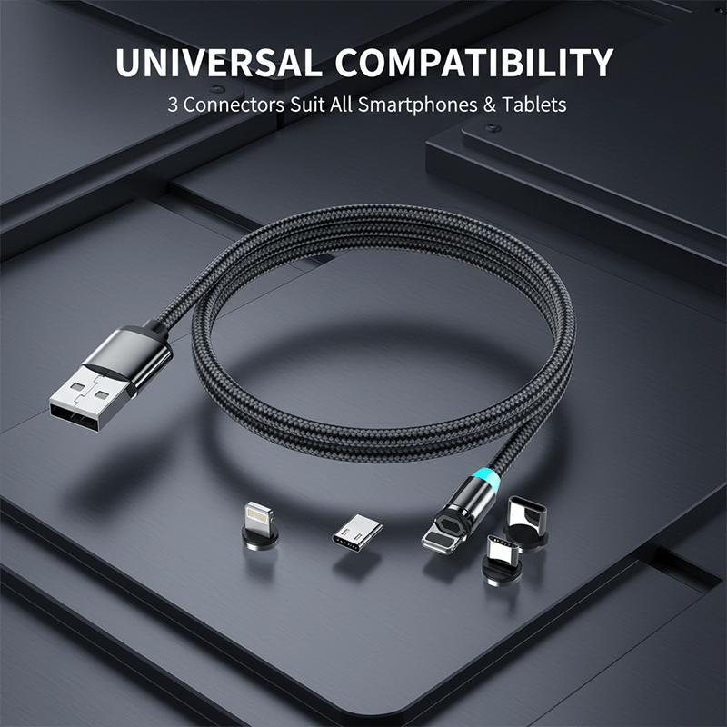 3-in-1 Magnetic Fast Charging Cable