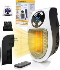 Sakerplus Wall Mounted Electric Space Heater