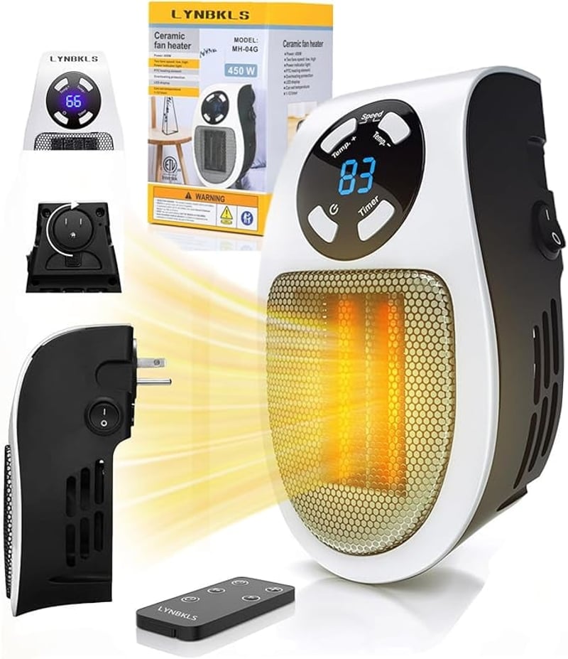 Sakerplus Wall Mounted Electric Space Heater