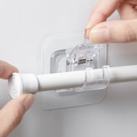 🍀Transparent Hanging Rod Clip