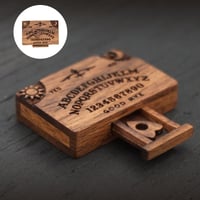 Miniatur-Spiritusbrett mit Schublade