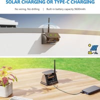 Sakerplus WiFi Solar Wireless Backup Camera