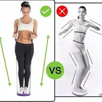 Magnetic Waist Twisting Disc with Resistance Bands