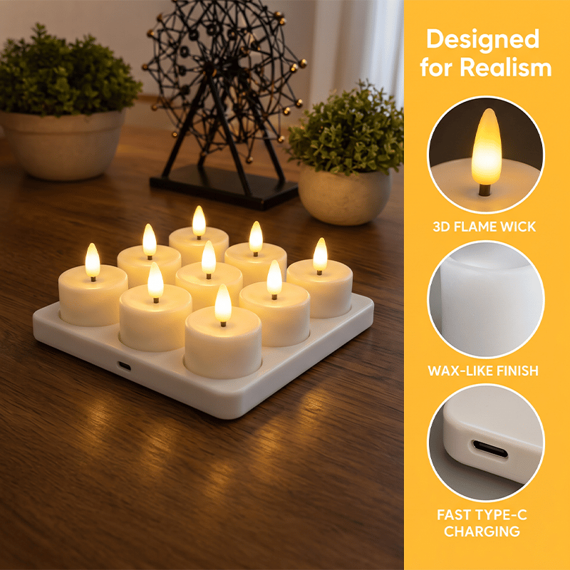 Realistic 3D Flame and Finish