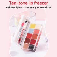 10 Colors Lip Jelly Palette