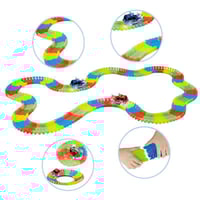 Glow Race Car Track