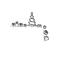 Festive Christmas Door Ornaments Decoration