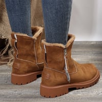 Modische Kurzschaft-Martinsstiefel mit seitlichem Reißverschluss