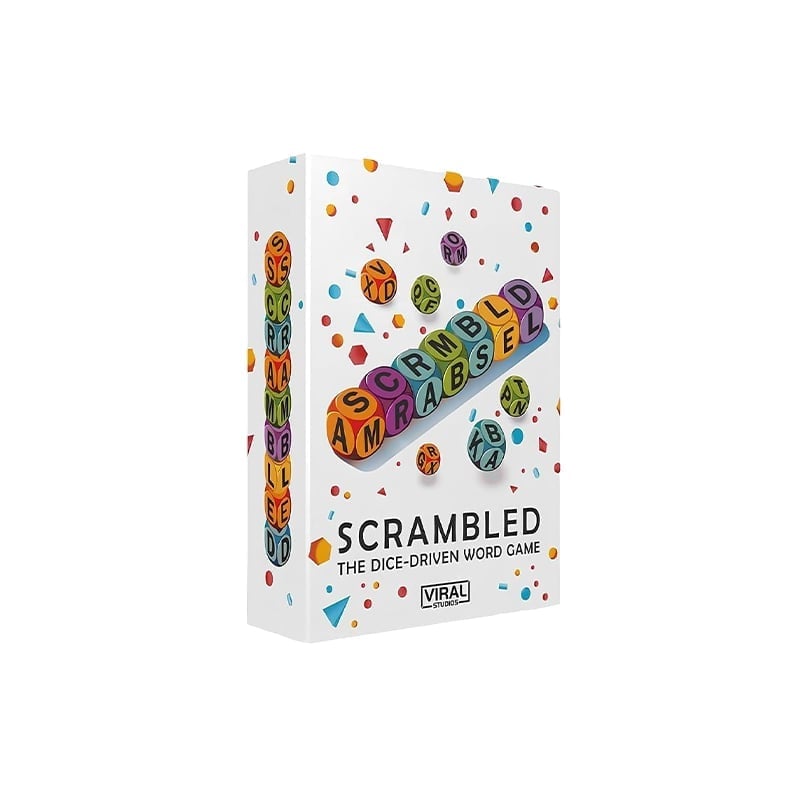 Scrambled Dice Word Game Set