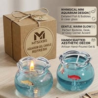 Mini Bubble Fish Tank Scented Candle