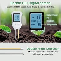 Saker 3 in 1 Digital Plant Soil Moisture Meter