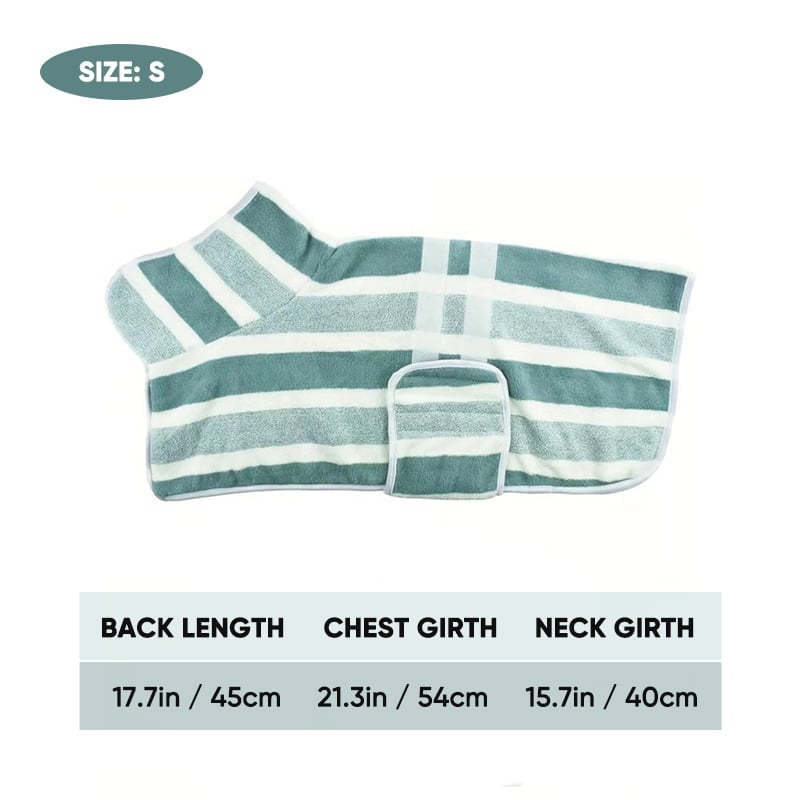 Luxury Microfiber Dog Bathrobe