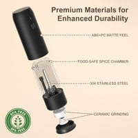 Sakerplus® Rechargeable Automatic Adjustable Electric Pepper Grinder