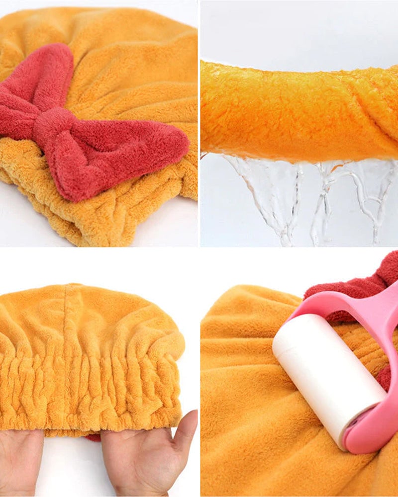 Super saugfähiges Haarhandtuch für nasses Haar