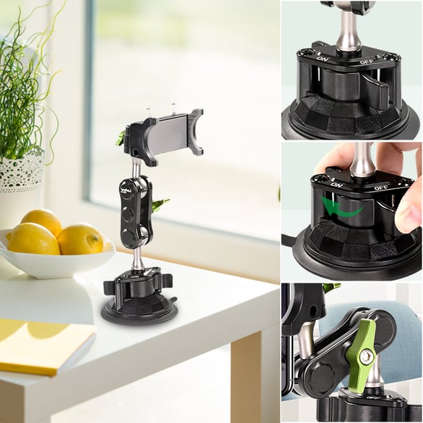 🚗Braccio universale con testa a sfera per telefono