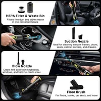 Sakerplus® Portable Cordless Handheld Car Vacuum Cleaner