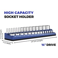 Saker Metric and Imperial Socket Rack