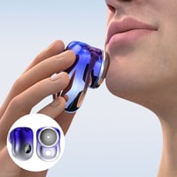 Bærbar elektrisk barbering med lomme