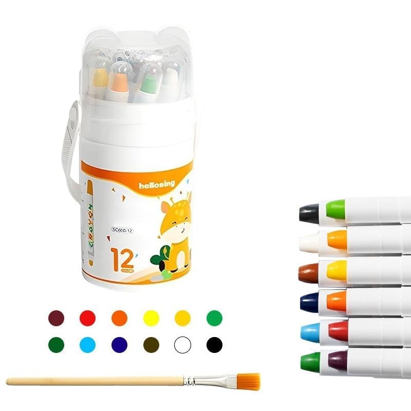 Water-soluble oil pastels