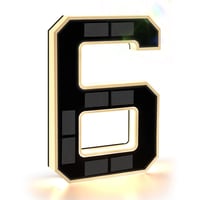 Solar-Powered Outdoor House Number Light