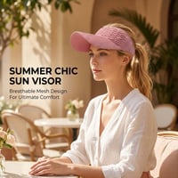 Scaled Brim Sun Visor