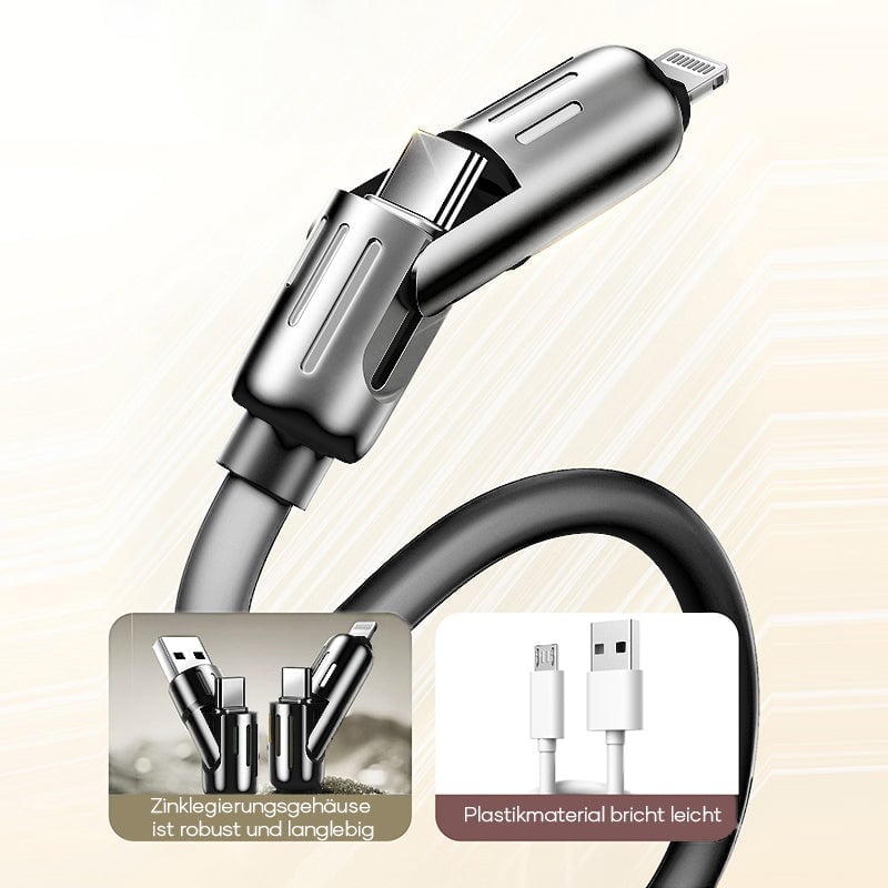 Saker 240 W 4-in-1 USB-C-Kabel