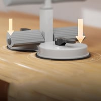 Sit-Up-Hilfsgerät mit zwei Saugnäpfen
