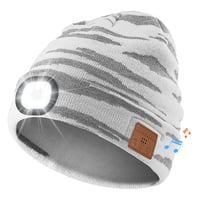 Bluetooth Beanie with LED Light & Removable Speakers