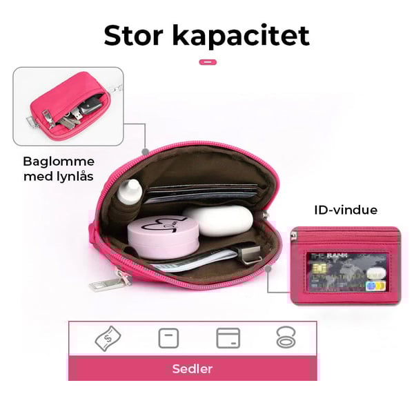 Multifunktionel mode-armbåndstaske til kvinder