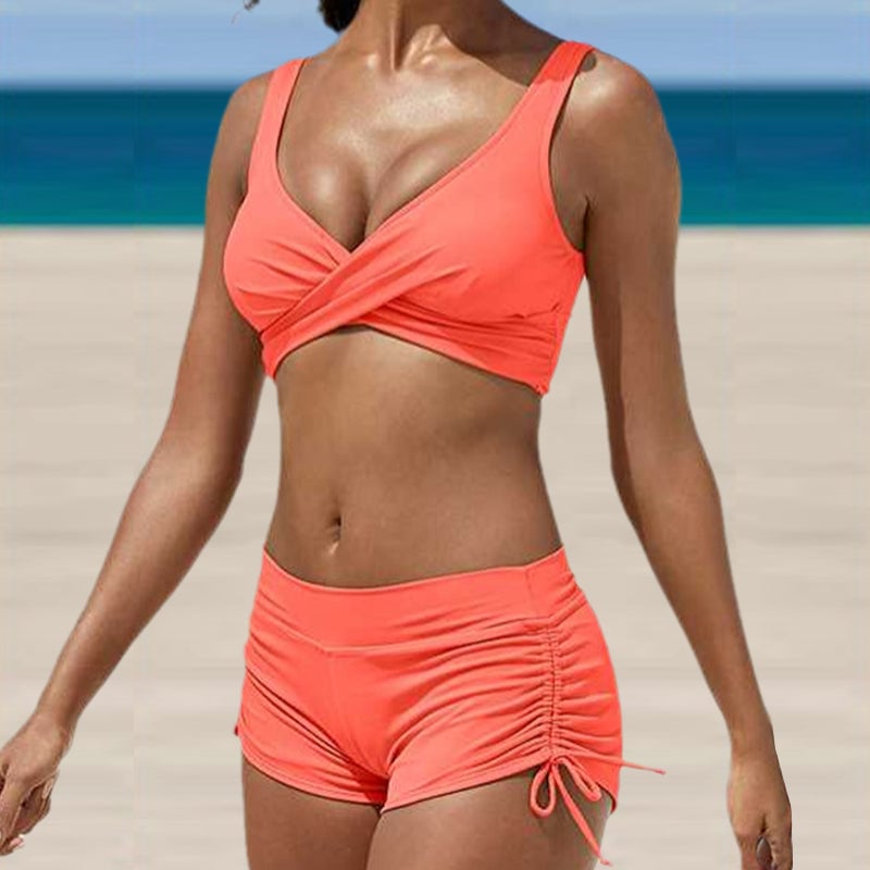 Bikini baddräkt med tryck